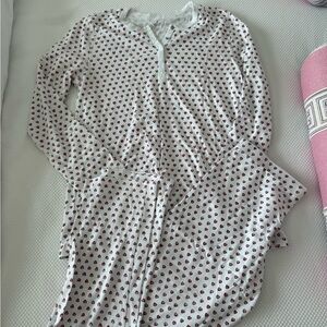 Roller Rabbit White and Red Heart Pajama Set